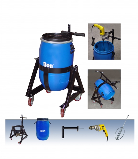 Complete Cart, Barrel, Cart, Head Attach. & Drill